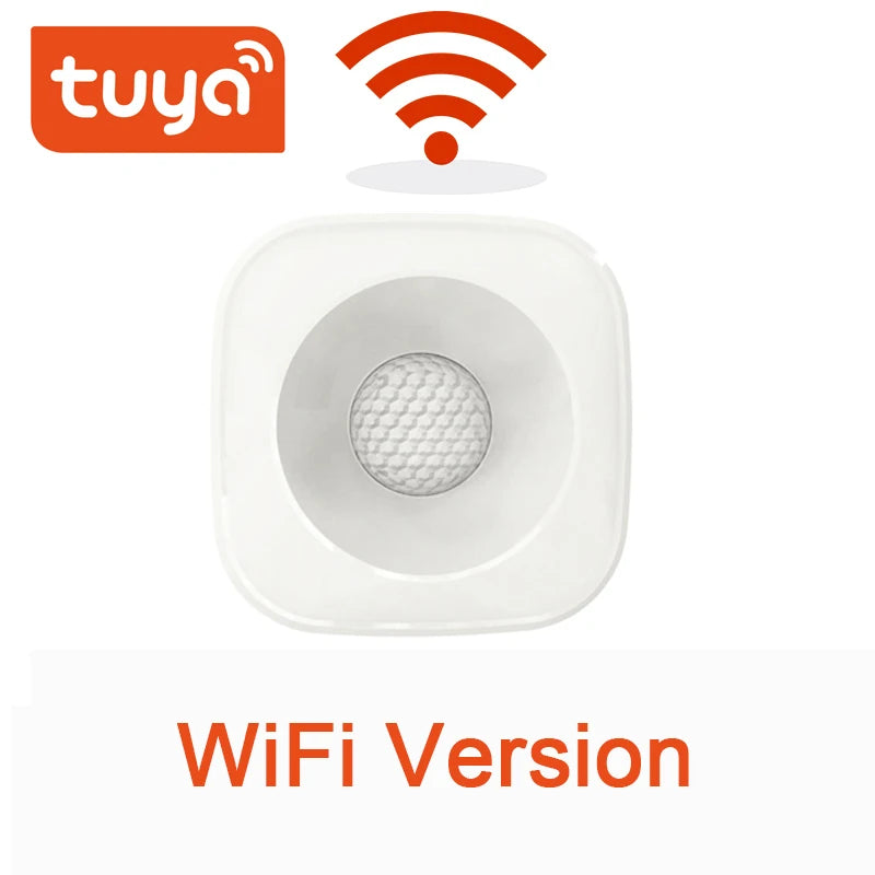 Tuya ZigBee/WiFi PIR Motion Sensor – Wireless Infrared Security & Burglar Alarm Detector, Smart Life App Compatible