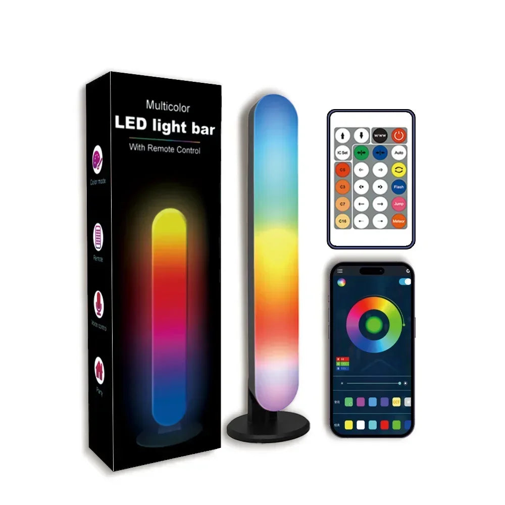 Xiaomi RGB Pickup Night Light Bar – USB Rechargeable, WiFi Tuya, Music Rhythm, TV Ambient Light for Gaming & Table Decor