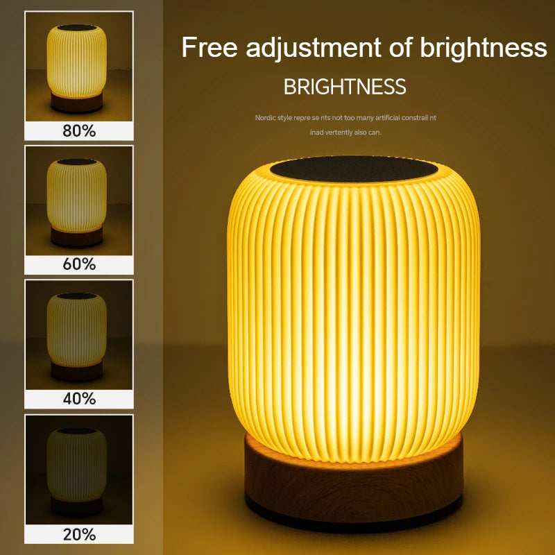 Night Light Touch Lamp – Portable, Dimmable, 3 Color Temperatures, Rechargeable Bedside & Table Lamp