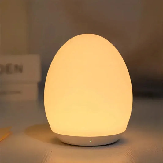 7-Color Changing Night Light – RGB Touch, Remote Control, Dimmable, USB Rechargeable, Portable Bedside Table Lamp