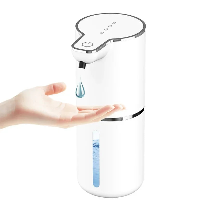 Automatic Touchless Foaming Soap Dispenser – 380ML, USB Rechargeable, 4-Level Adjustable Foam