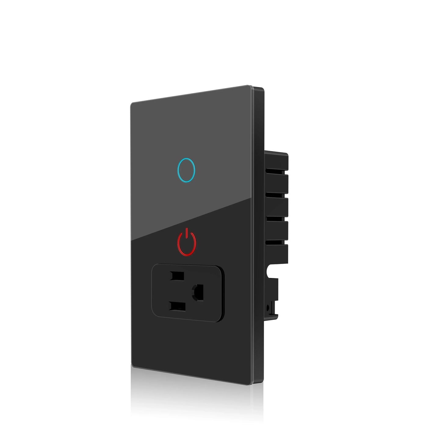 Melery Mexico Plug WiFi Smart Tuya Light Switch – Touch Glass Panel, Remote & Voice Control