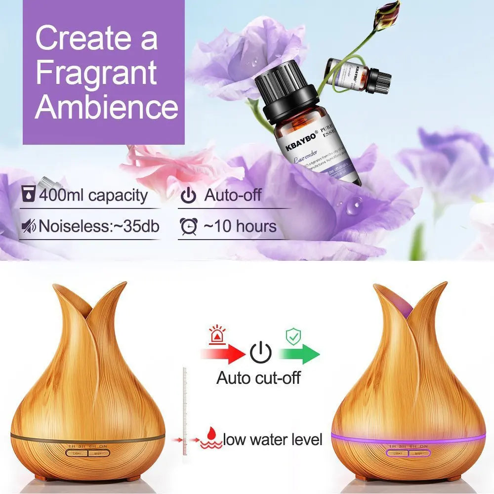 Tuya Smart Humidifier & Essential Oil Aroma Diffuser – WiFi, LED Color Lights, Timer, Alexa & Google Home Compatible