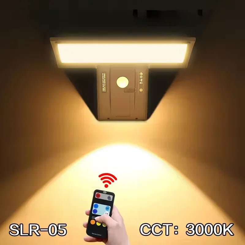 90LED Solar Outdoor Motion Sensor Flood Light – Waterproof, 3 Colors, 4 Modes for Garden & Yard Security