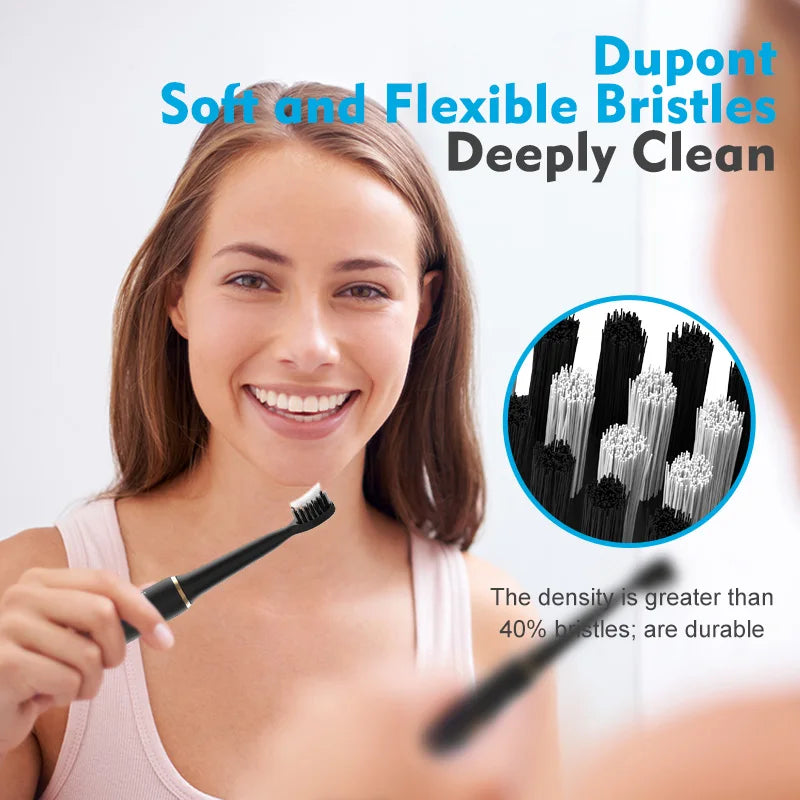 SEJOY Sonic Electric Toothbrush – IPX7 Waterproof, 3 Modes, Smart Rechargeable Automatic Toothbrush