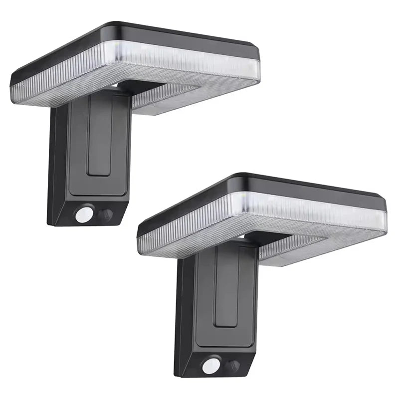 Solar Wall Light – 120° Foldable Head, Remote Control, Infrared Sensor, 3 Lighting Modes, IP65 Waterproof