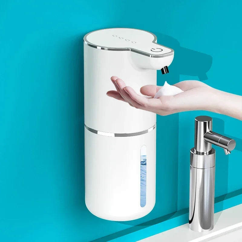 Automatic Touchless Foaming Soap Dispenser – 380ML, USB Rechargeable, 4-Level Adjustable Foam