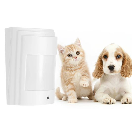 Anti-Pet PIR Motion Sensor Alarm – Dual Infrared, Wired, Pet-Immune, Home Security