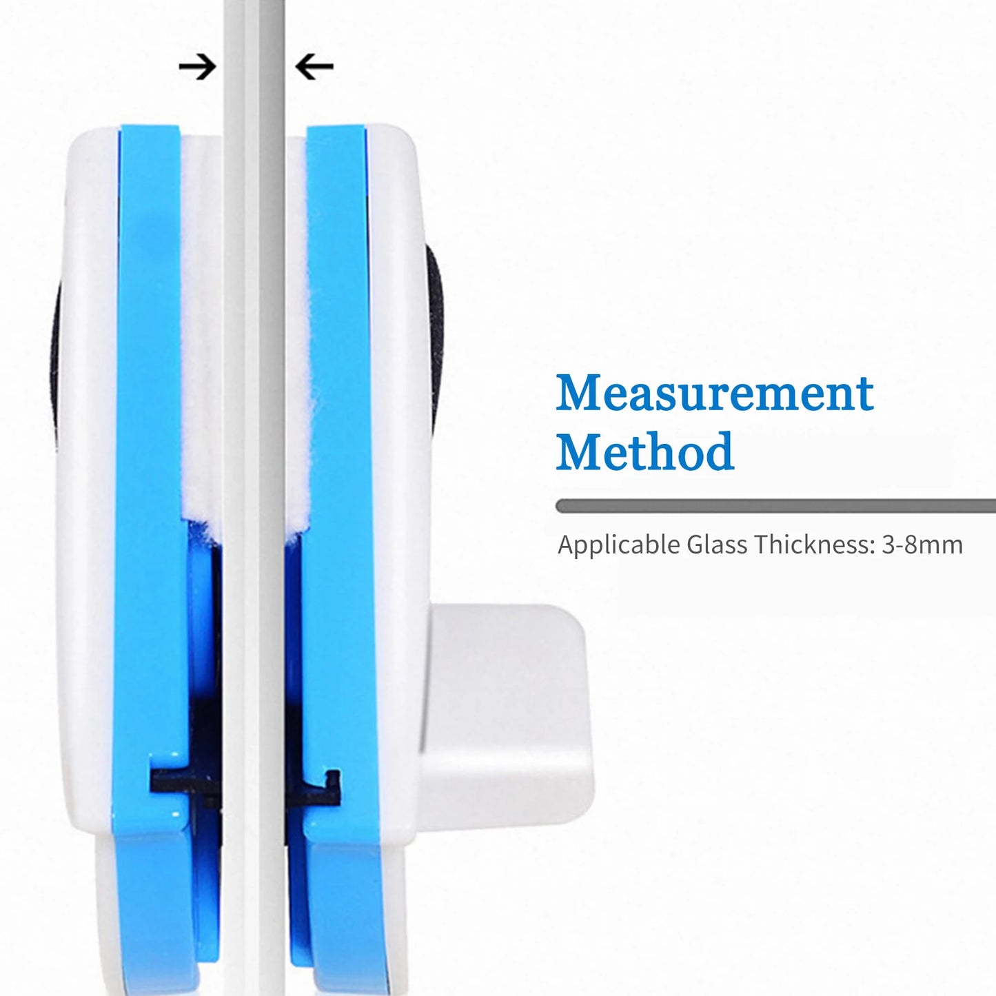 2024 Household & Office Magnetic Window Cleaner – Double-Layer Glass Cleaning Tool with Automatic Water Discharge
