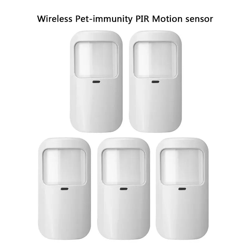 433MHz Wireless Pet-Immune PIR Motion Sensor Detector – 15kg Pet Immune, EV1527 Code, Smart Home Security Accessory