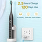 Rtauys S5 Upgraded Sonic Electric Toothbrush – Adults & Kids 12+, 8 Brush Heads, IPX7 Waterproof, Travel Case Included