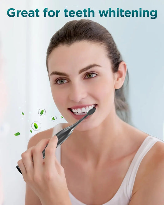 Rtauys S5 Upgraded Sonic Electric Toothbrush – Adults & Kids 12+, 8 Brush Heads, IPX7 Waterproof, Travel Case Included