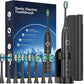 Rtauys S5 Upgraded Sonic Electric Toothbrush – Adults & Kids 12+, 8 Brush Heads, IPX7 Waterproof, Travel Case Included