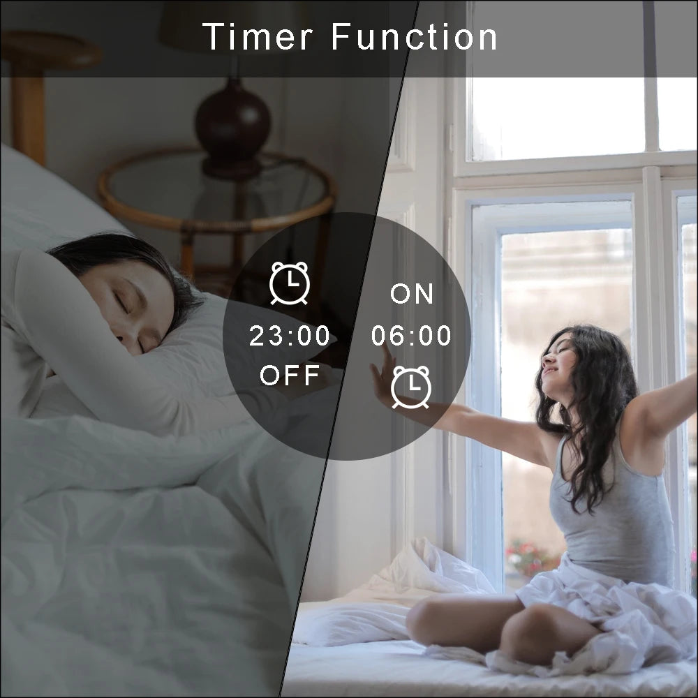 Smart Light Switch – Tuya Smart Life Glass Panel Touch, Voice & App Control, 110V/220V