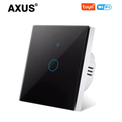 AXUS EU WiFi Smart Light Switch – Touch, RF433, No Neutral Wire, Tuya App, Alexa & Google Home