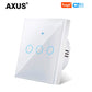 AXUS EU WiFi Smart Light Switch – Touch, RF433, No Neutral Wire, Tuya App, Alexa & Google Home