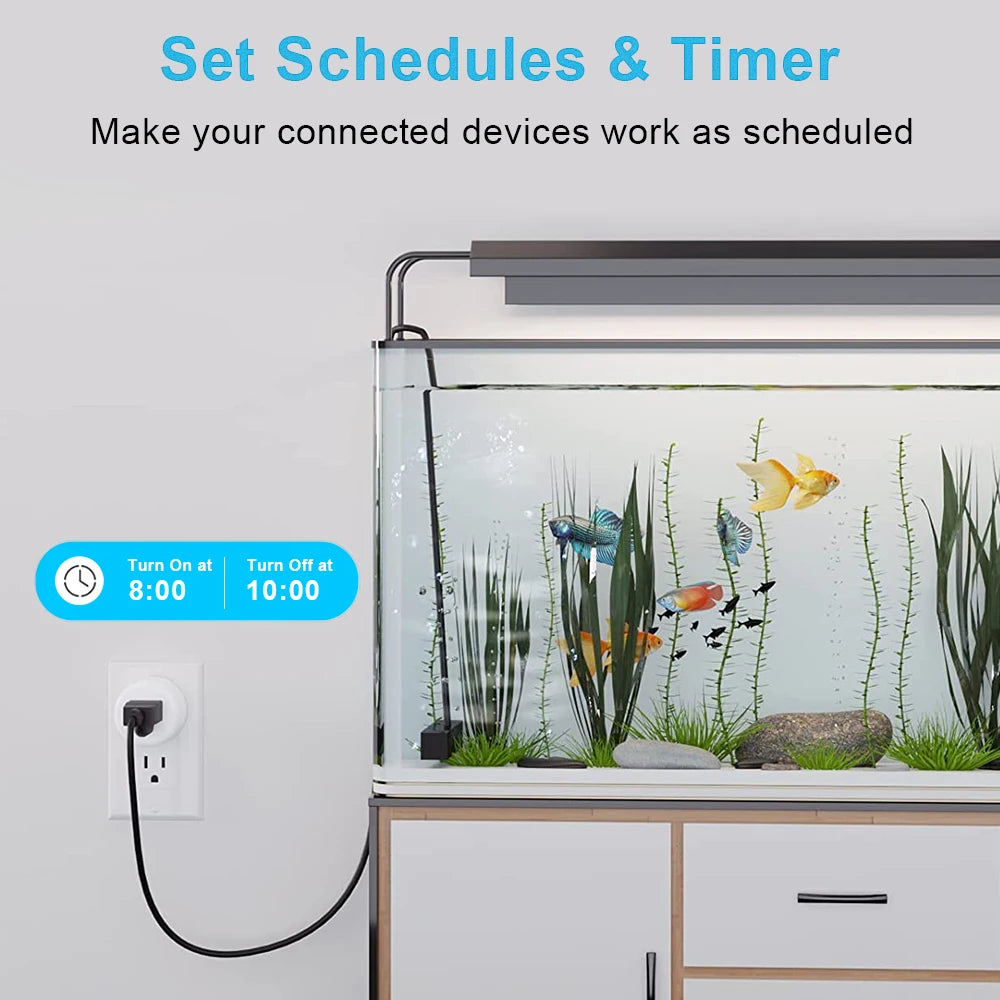 Tuya 16A Smart Plug – Zigbee & WiFi, Energy Monitor, Timer, Works with Alexa & Google Home