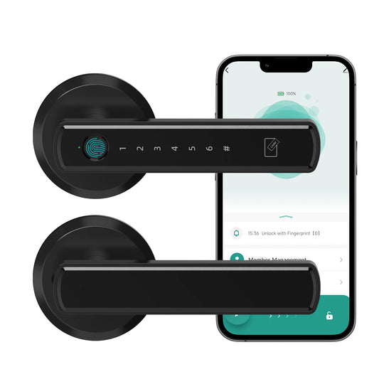 Viladepot Smart Lock – Fingerprint, App Control, Passcode & Touchscreen Keypad