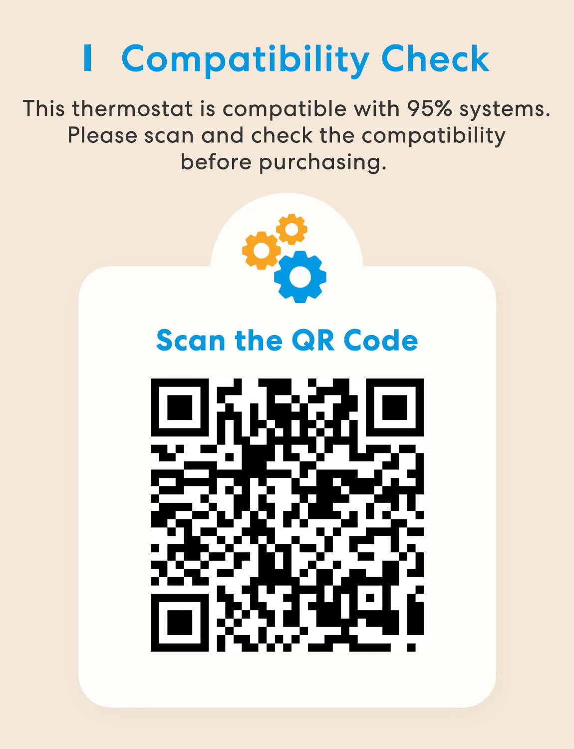 Meross Matter Smart US Wi-Fi Thermostat – Compatible with 95% Heating & Cooling Systems, Alexa & HomeKit