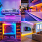 100FT WiFi RGB LED Strip Lights – Music Sync, Remote & App Control