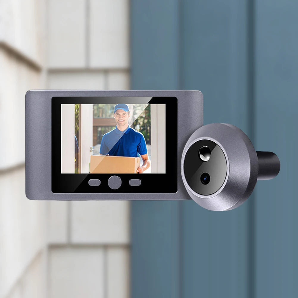 Mini Peephole Smart Wireless Door Viewer Camera – PIR Motion Detection, Digital Door Eye