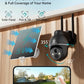 ZUMIMALL 4G LTE Solar Security Camera – Outdoor, No WiFi Required, Color Night Vision, SIM Included
