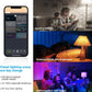 Smart WiFi LED A19 Bulb – RGBCW Color Changing, Dimmable, Compatible with Alexa & Google Home