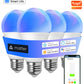 WiFi Matter Smart RGB LED Bulb – E26, Works with Tuya, Alexa, Google Home, Apple HomeKit & Siri