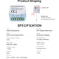 Tuya WiFi Smart Energy Meter – Bidirectional 2-Channel with Current Transformer Clamp, App Monitoring, 80A 110V/240V