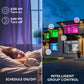 Smart WiFi LED A19 Bulb – RGBCW Color Changing, Dimmable, Compatible with Alexa & Google Home