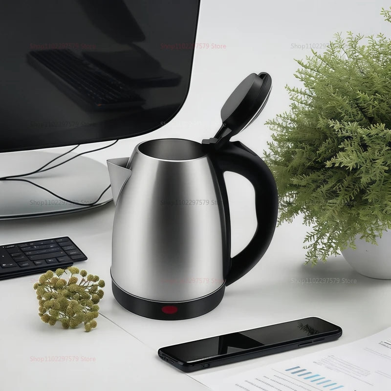Fast Heating Electric Kettle – 304 Stainless Steel, Portable for Home, Kitchen, Hotel & Travel