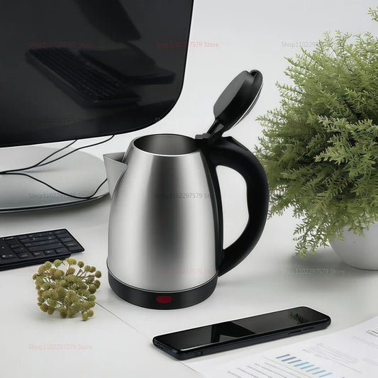 Fast Heating Electric Kettle – 304 Stainless Steel, Portable for Home, Kitchen, Hotel & Travel