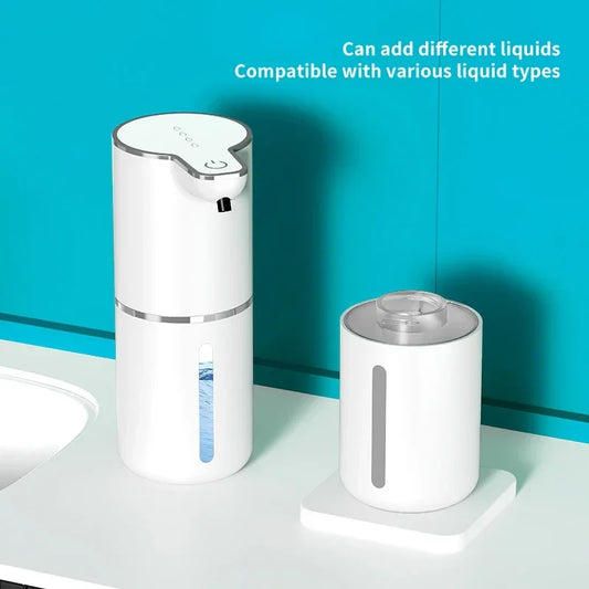 Automatic Touchless Foaming Soap Dispenser – 380ML, USB Rechargeable, 4-Level Adjustable Foam