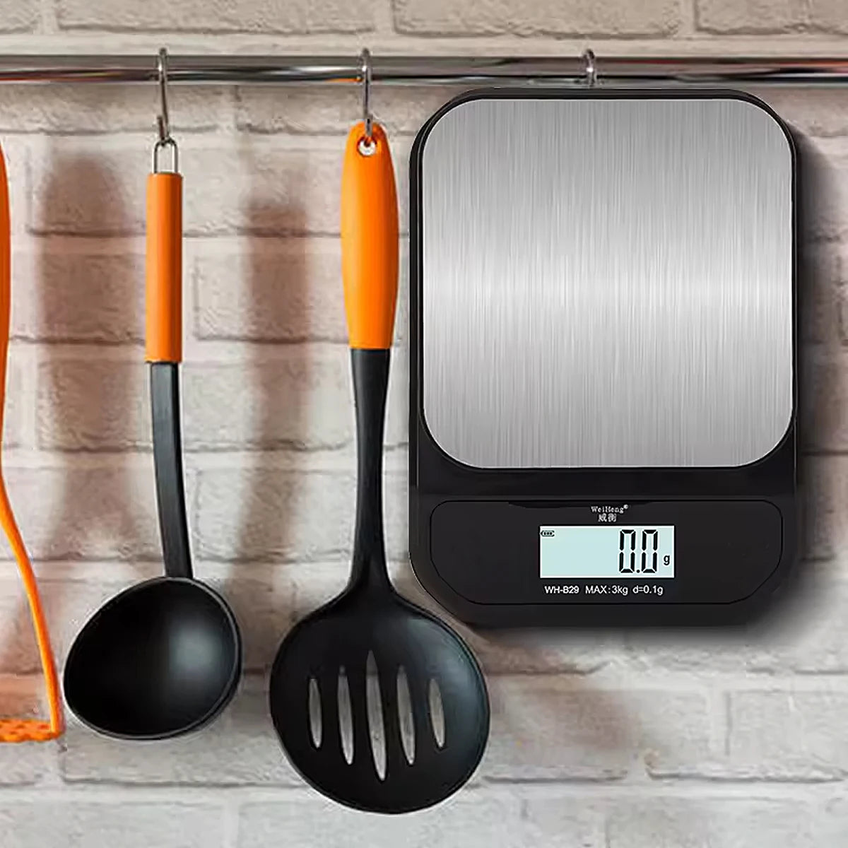 Kitchen Scale 7kg/1g – Smart Electronic Digital Food & Coffee Scale with Stainless Steel Design