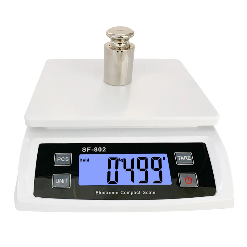 30kg/1g Electric Digital Kitchen Scale – Precision LCD Food Scale & Electronic Balance