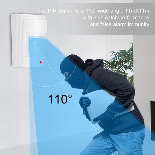 Anti-Pet PIR Motion Sensor Alarm – Dual Infrared, Wired, Pet-Immune, Home Security