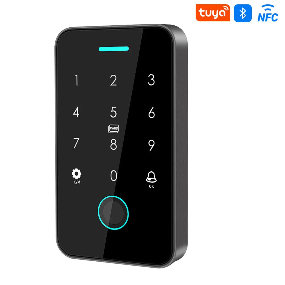 Waterproof Bluetooth Tuya Fingerprint Access Controller – Standalone RFID & Touch Keypad Door Opener