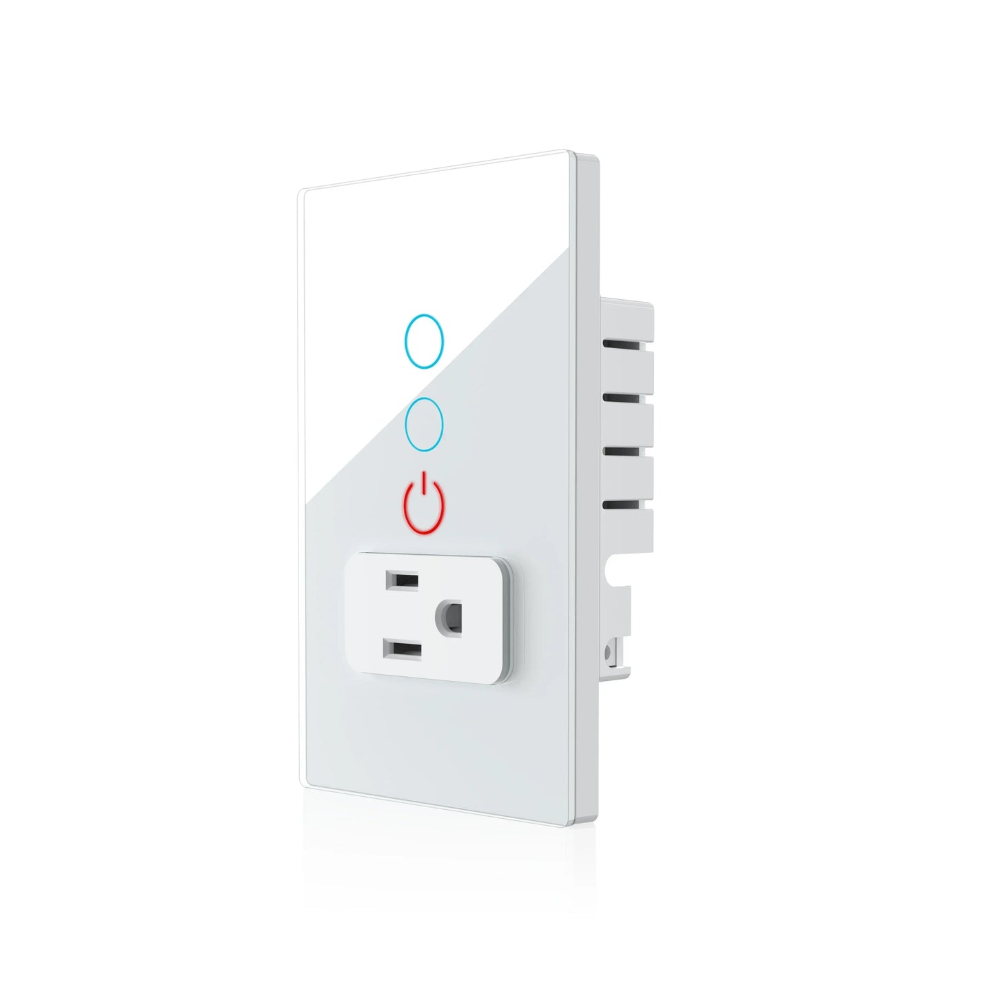 Melery Mexico Plug WiFi Smart Tuya Light Switch – Touch Glass Panel, Remote & Voice Control