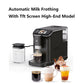 TFT Touch Screen Automatic Espresso Machine – 20 Bar Coffee Maker with Grinder & Automatic Milk Frother