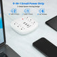 TRANSTON Power Outlet with Surge Protector – 6 AC Outlets, 3 USB Ports, 3.3ft Extension Cord, Fire Resistant