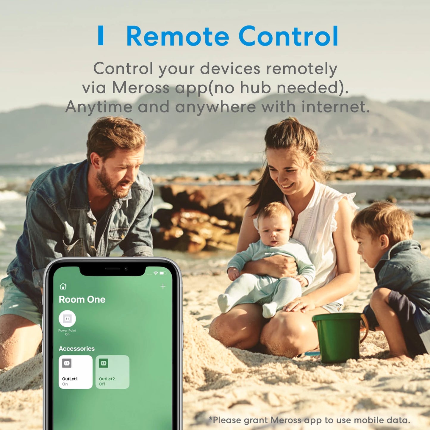 Meross HomeKit 2-in-1 WiFi Dual Smart Plug – Remote & Voice Control, Works with Alexa, Google Home & SmartThings