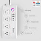 ZigBee WiFi Power Strip – Tuya Smart Plug, Voice-Controlled, Surge Protector, Smart Home Extension Cord