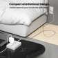 TRANSTON Power Strip Surge Protector – 9 AC Outlets, 3 USB & 2 USB-C, 5ft Cable, 45° Tilt Plug, White