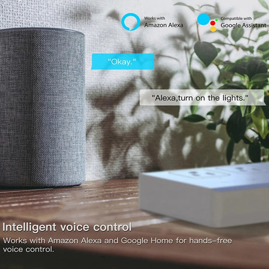 ZigBee WiFi Power Strip – Tuya Smart Plug, Voice-Controlled, Surge Protector, Smart Home Extension Cord