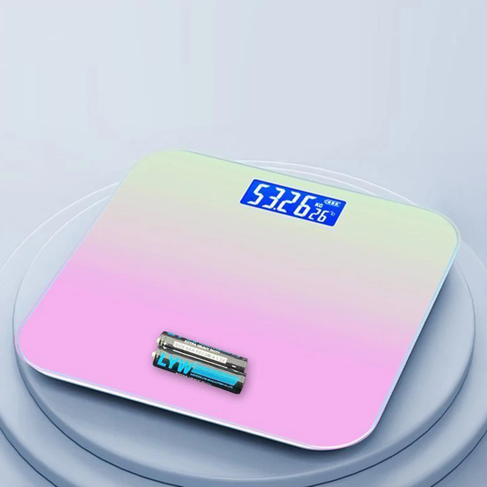 Digital Bathroom Scale – 7 Styles, Intelligent LCD Display, High-Strength, Temperature & Weight Management Features