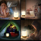 Night Light Touch Lamp – Portable, Dimmable, 3 Color Temperatures, Rechargeable Bedside & Table Lamp
