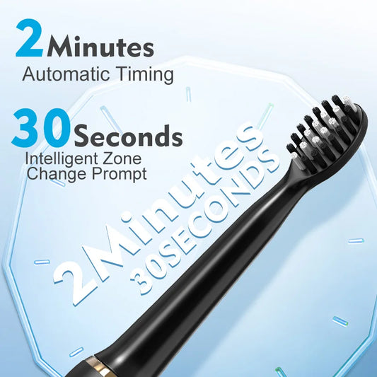 SEJOY Sonic Electric Toothbrush – IPX7 Waterproof, 3 Modes, Smart Rechargeable Automatic Toothbrush