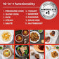 10-in-1 Wi-Fi Smart Pressure Cooker – Slow Cooker, Rice Steamer, Sauté, Yogurt, Sous Vide, and More with NutriBoost Technology