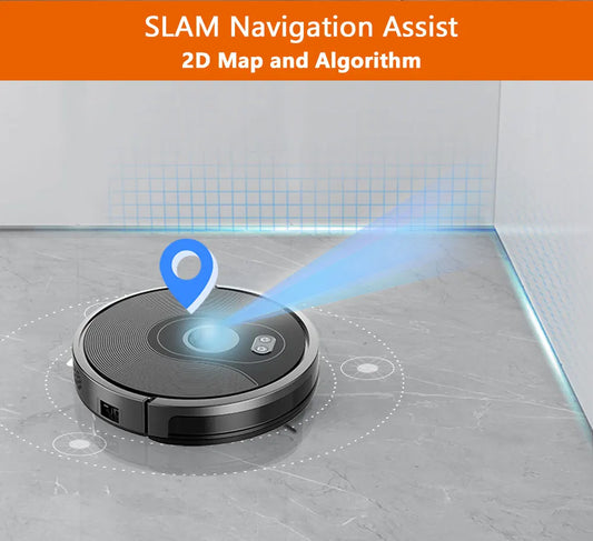 Fully Automatic Robot Vacuum Cleaner – WiFi, Tuya App, High-Speed Mop