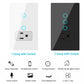Melery Mexico Plug WiFi Smart Tuya Light Switch – Touch Glass Panel, Remote & Voice Control
